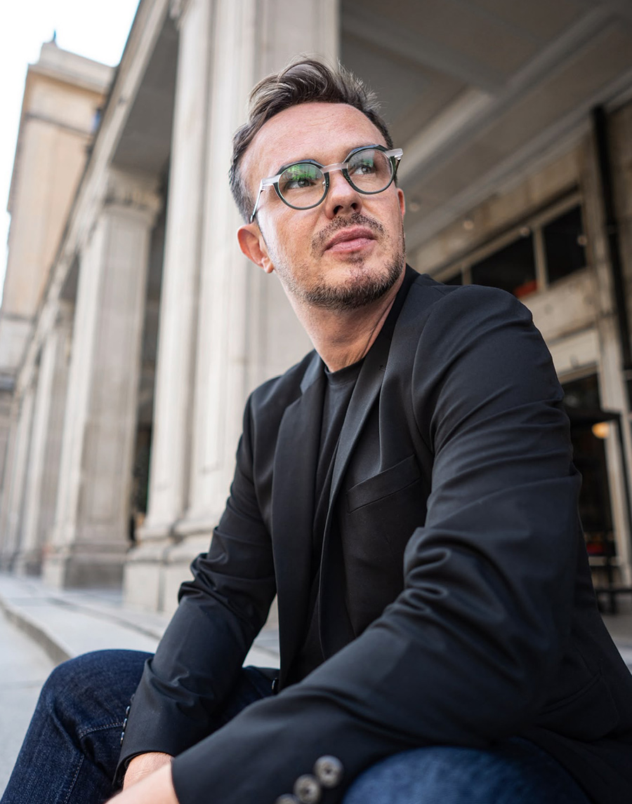 Maciej Ścibor podczas pracy z grupą